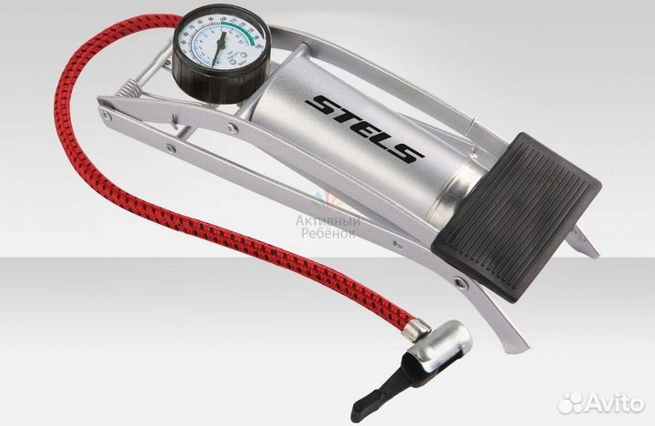 Насос ножной FP9803B стальной серый