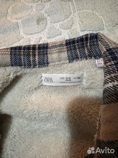 Куртка рубашка zara