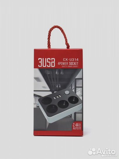 Сетевой фильтр с usb,удалнитель