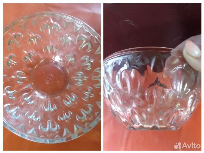 Посуда уршельского завода, винтажный хрусталь