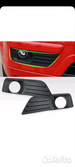 Накладки птф для бампера Форд Фокус 2