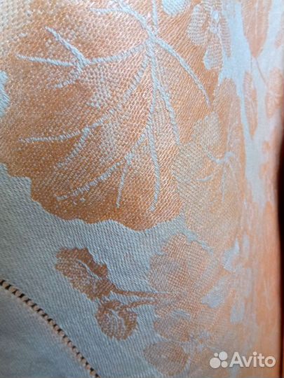 Винтаж джакардовое плетение льняные скатерти