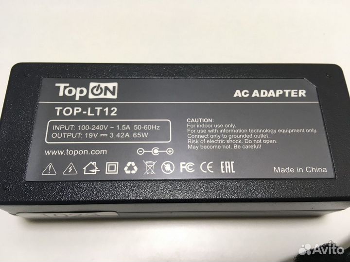 Блок питания для Asus 19V 3.42A (3.0x1.1) 65w