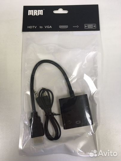 Конвертер из hdmi в VGA + Аудио + Питание