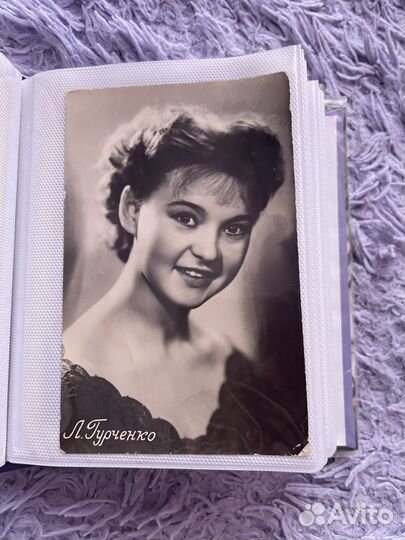 Альбом с фотографиями советских артистов кино