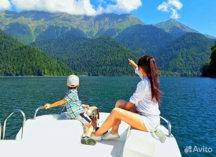 Пляжный тур в Абхазию. Купание Гагра Рица Юпшара