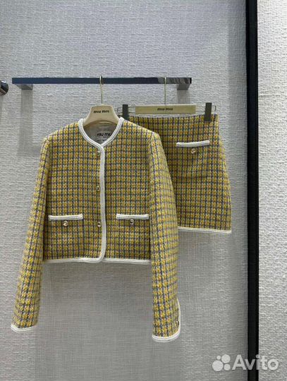 Жакет юбка miu miu