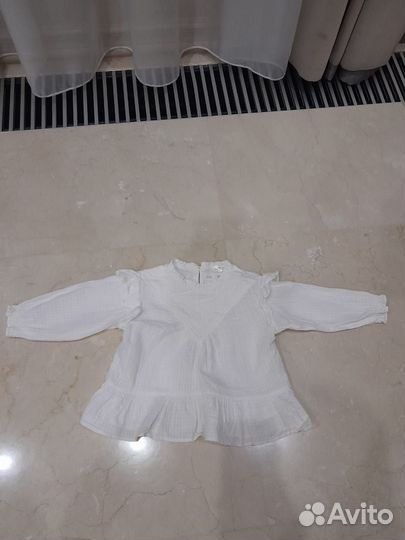 Блузка zara для девочки 98
