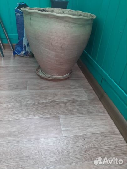 Керамический горшок напольный
