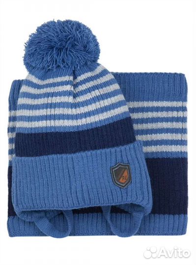 Шапка и снуд демисезонные 48-50 для мальчика