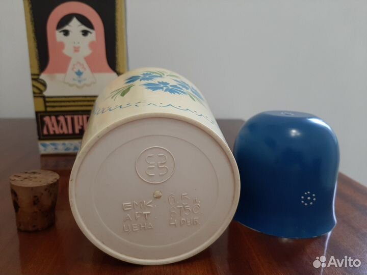 Термос матрёшка СССР