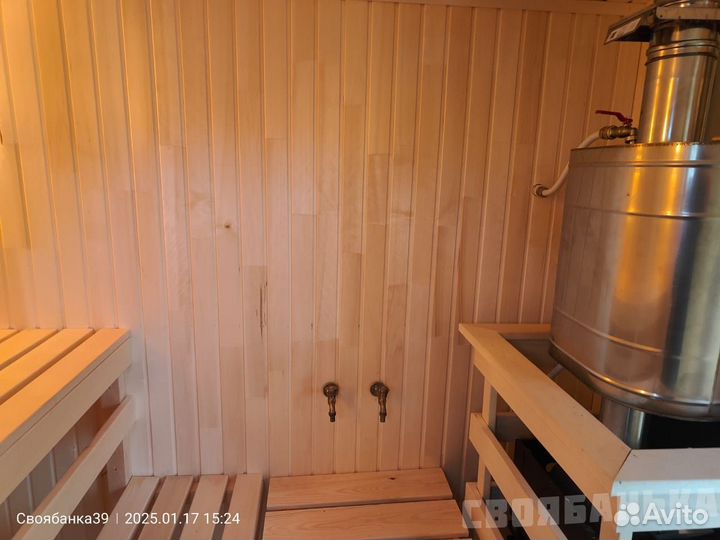 Баня 4,5х2,45м. Под ключ. Печь, электрика