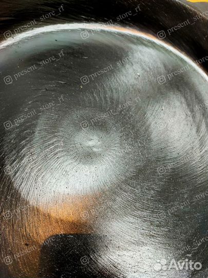 Крышка сковорода на 10л чугунный казан. +Обжиг