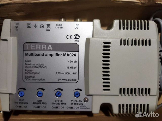 Антенный усилитель terra MA024