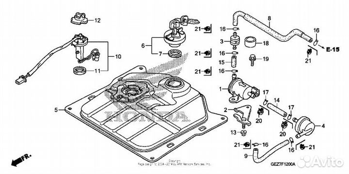 Запчасти Honda Zoomer(ruckus) AF58