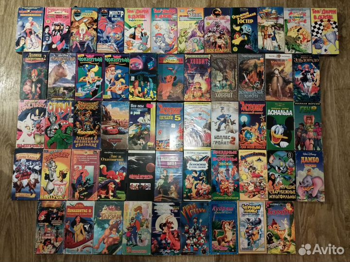 Видеокассеты мультфильмы