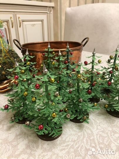 Игрушка новогодняя елочка СССР 12 см