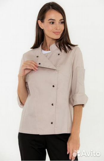 Китель поварской мужской белый