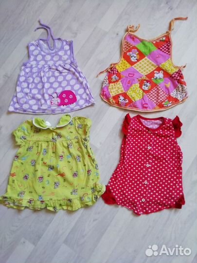 Вещи для девочки от 3 месяцев до 1,5 лет