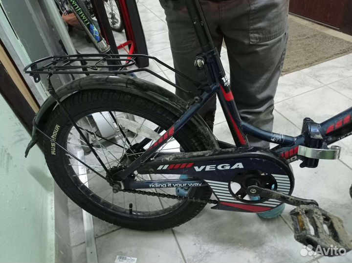 Детский велосипед 18 радиус, складывается