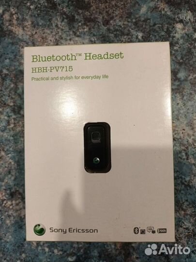 Bluetooth гарнитура sony