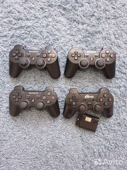 Sony playstation 3 (4 джостика; ps move комплект)