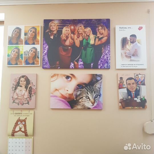 Печать на холсте / Портрет по фото / Баннеры