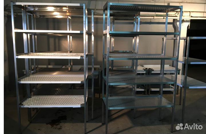 Стеллажи из нержавеющей стали нержавейка