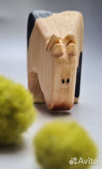 Деревянная игрушка Корова