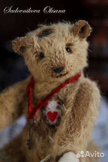 Плюшевый мишка ручной работы Тедди подарок