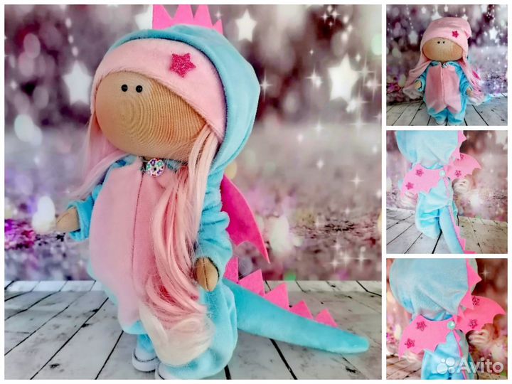 Кукла текстильная Дракон символ года