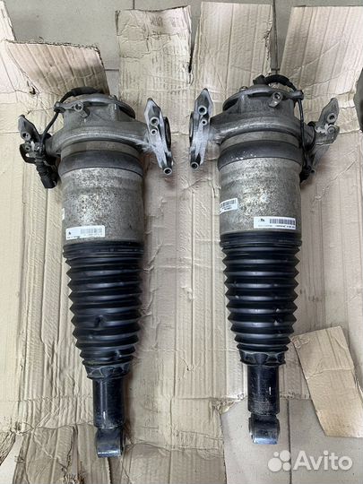 Задние пневмостойки на porsche cayenne 958