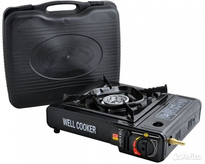 Газовая плита портативная Эвапром с переходником