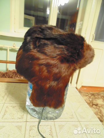 Шапка из меха кролика натуральная