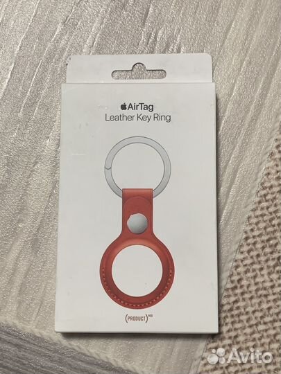Запечатаный Leather Key Ring for Apple AirTag