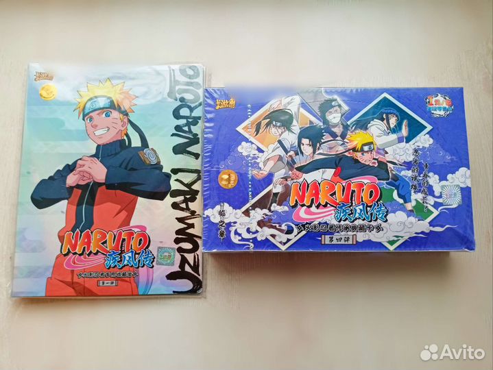 Бокс карточек Naruto от Kayou 4 серии и альбом