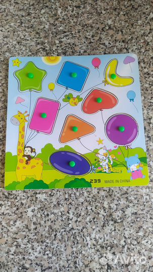 Сортер, вкладыши, пирамидка