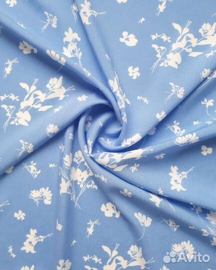 Плательная ткань, штапель, отрез 1,5м