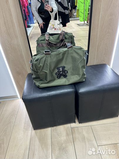 Сумка женская шоппер хаки