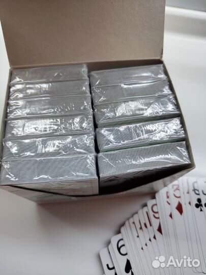 Игральные карты Fournier (зелёные и оранжевые)