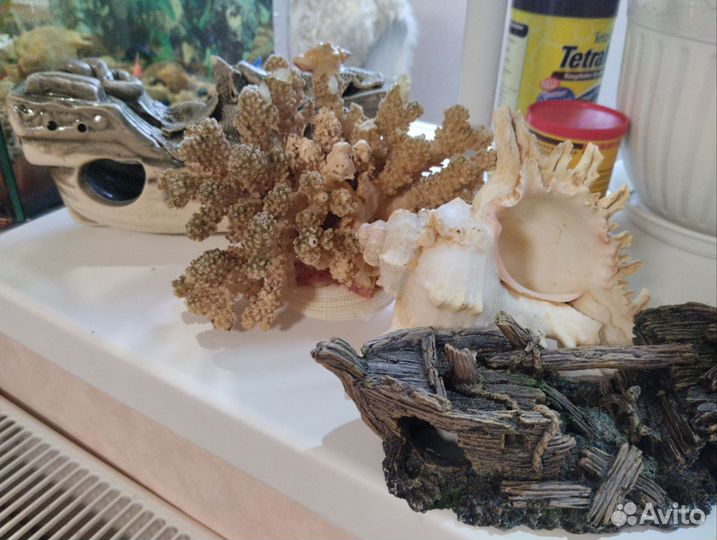 Декор для аквариума, аквариумы