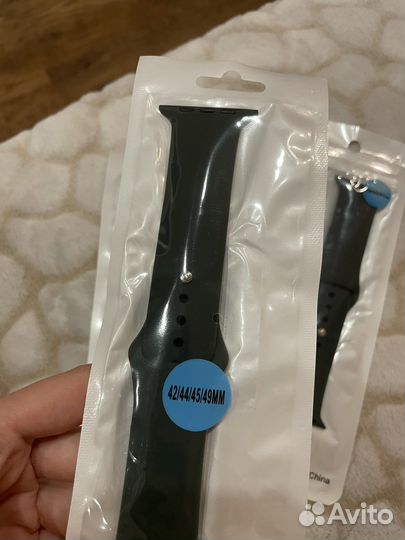Ремешки силиконовые apple watch