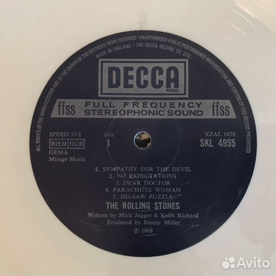 Rolling Stones - Beggars Banquet, LP (white)