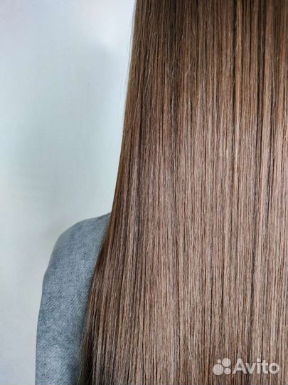 Кератиновое выпрямление волос