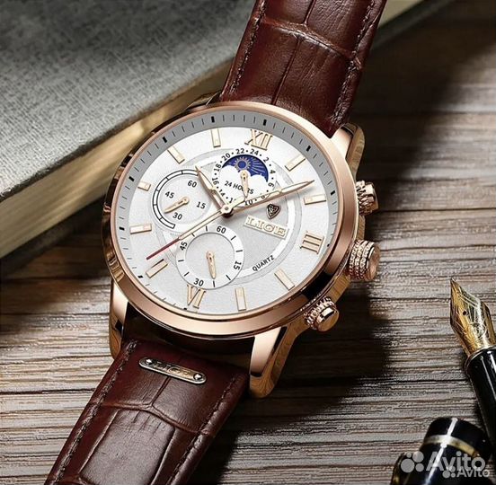 Мужские часы Lige. Curren,Megir,Foxbox,Naviforce