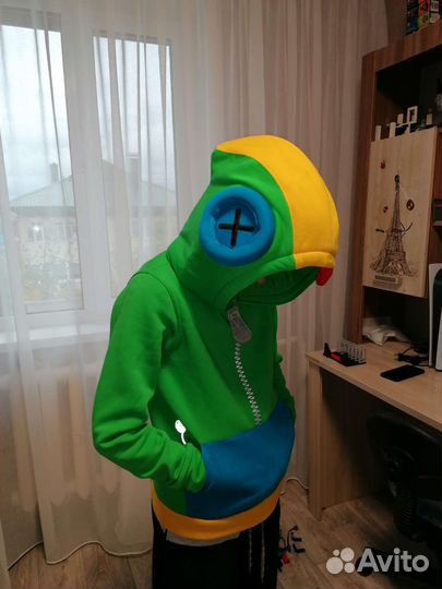 Толстовка Leon Brawl Stars Леон Бравл Старс