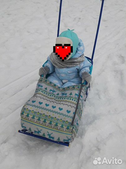 Детские зимние санки