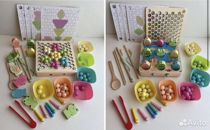 8 видов мозаика Деревянные развивающие игрушки