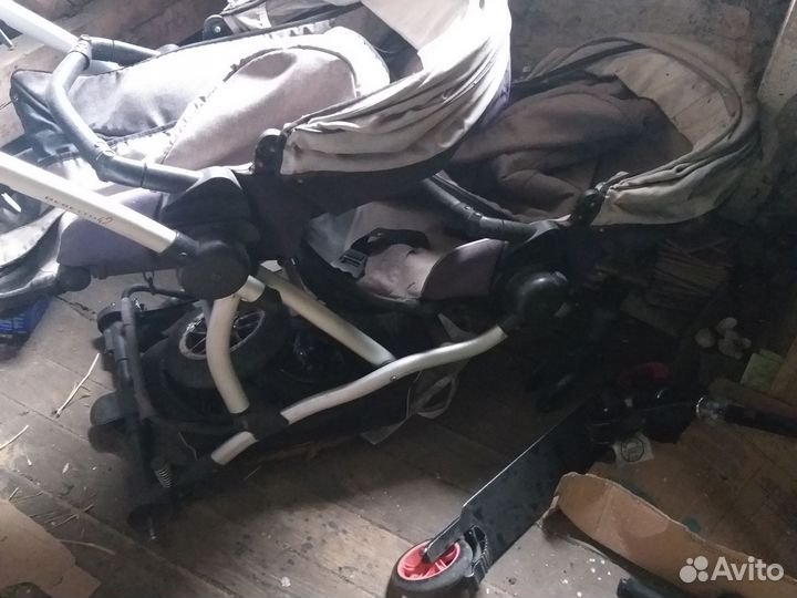 Коляска для двойни bebetto 42