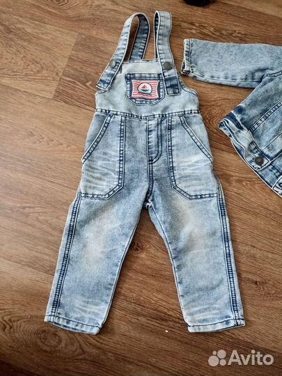 Джинсовый костюм Gloria jeans для мальчика 74